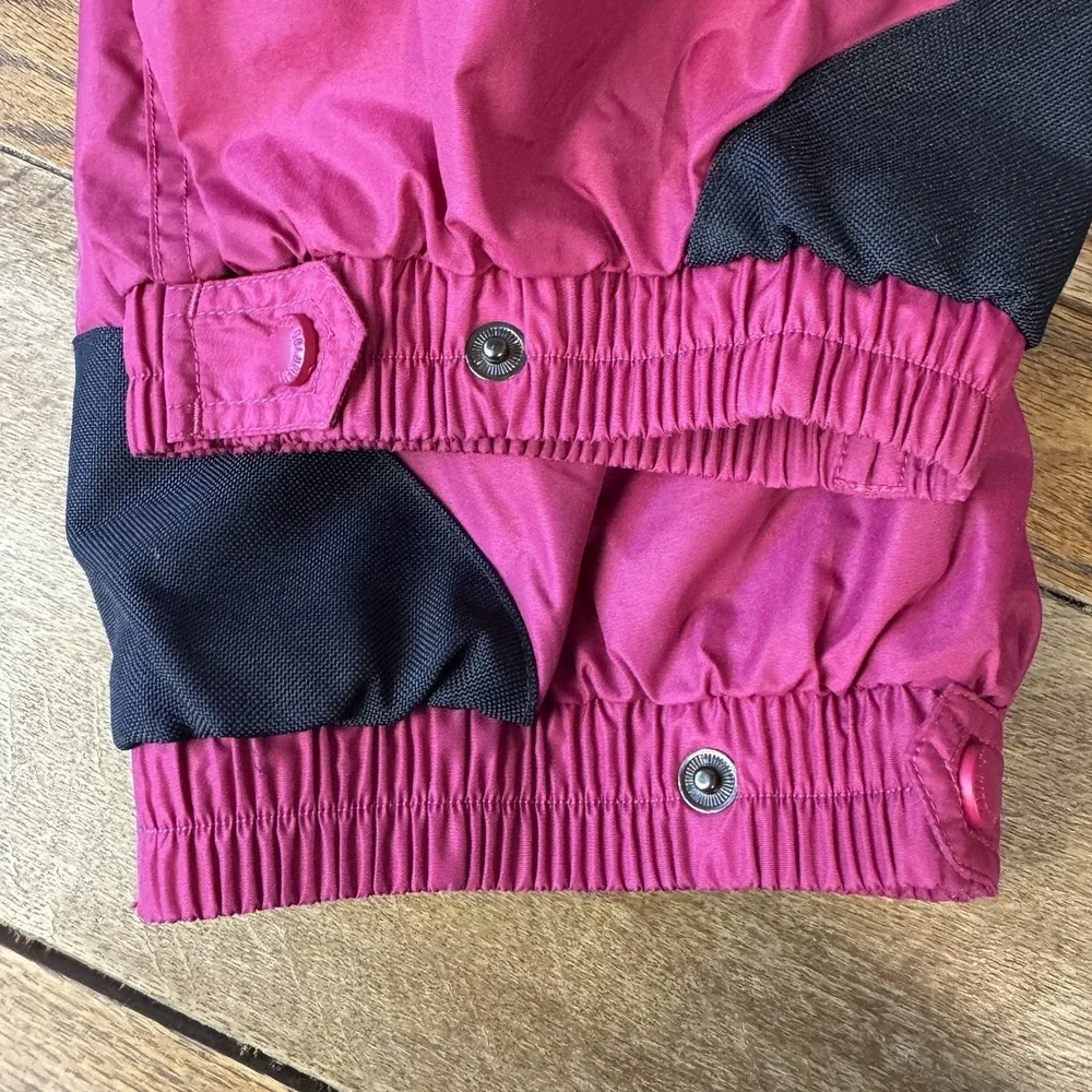 Columbia Ski Snow Pants Women XL Magenta‎ Pink Vintage Nylon Reinforced Cuffs